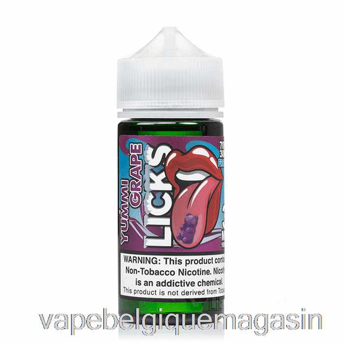 Vape Belgique Frozty Yummi Grape - Licks Roll Upz - 100ml 3mg